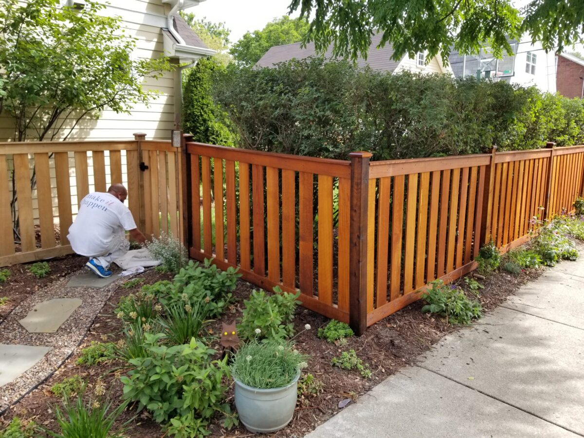 20190830_105119 Fence staining and painting completed by Artisons Painting