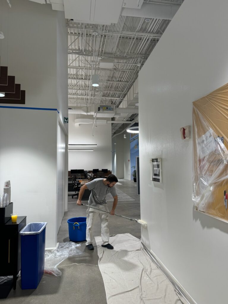 IMG_4695 Commercial painting project completed by Artisons Painting in Chicagoland